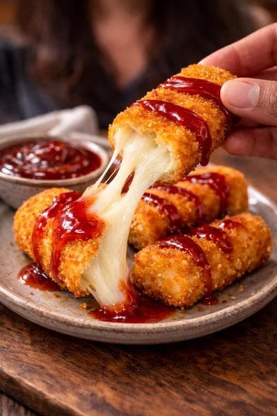 Queijo Coalho Empanado com Goiabada Picante